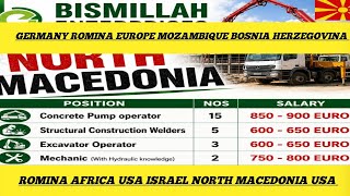 GERMANY ROMINA EUROPE MOZAMBIQUE BOSNIA HERZEGOVINA ROMINA USA ISRAEL NORTH MACEDONIA USA
