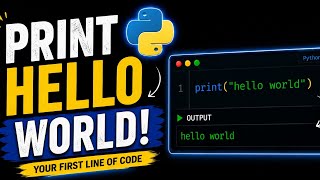 Starting with Rituals - print(hello world)...