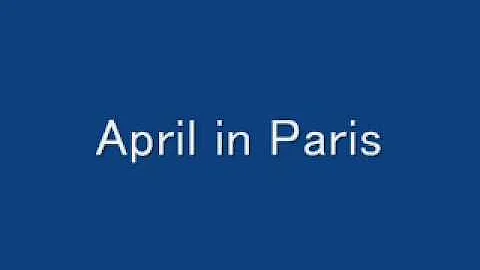 April in Paris Vernon Duke