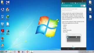 How To Activate Private Mode Function On Samsung Galaxy A7 by Tuts For You 13,344 views 8 years ago 5 minutes, 27 seconds