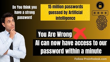 PassGAN (AI Password detctor) can crack your password in a minute | How to protect your password