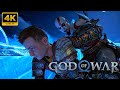 God of War Ragnarök - YOUNG Kratos Rides on Skidbladner (FREYR'S BOAT) - Birgir SACRIFICES Himself