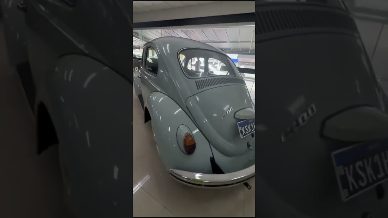 Fusca 1300 Azul Diamante 1971 Placa Preta 