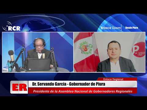 ENTREVISTA A SERVANDO GARCÍA, PDTE. ASAMBLEA NAC. DE GOBERNADORES REGIONALES, GOBERNADOR DE PIURA
