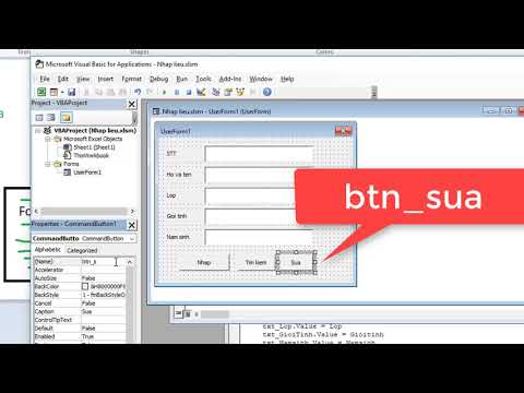 Video: Cách Ghi Dữ Liệu Vào Excel Từ Vba