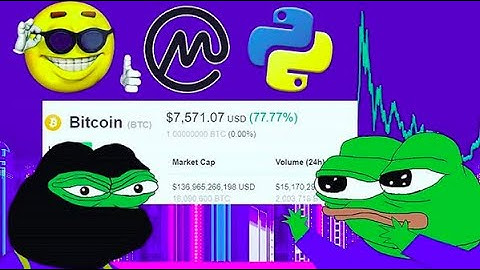 How To Get Live Bitcoin Price in Python (Web Scraping)(All Crypto Prices)