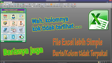 Wajib Coba, Cara Menyembunyikan Semua Baris Kolom di Excel