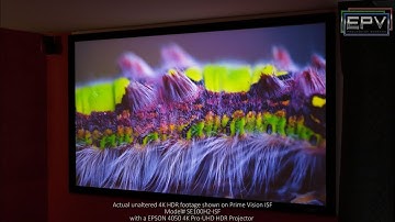 EPV Screens® Prime Vision ISF, Fixed Frame Projection Screen