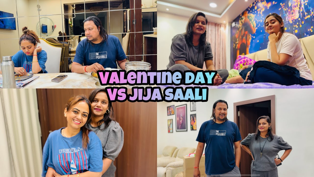 Valentine day celebration karne aai Inki saali 😅 Bindass Kavya mummy Vlog
