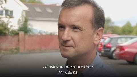 Welsh Secretary Alun Cairns refuses to answer question on Brexit | ITV News