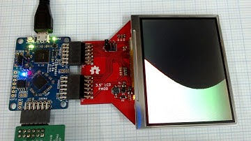 scrolling frame buffer with sine input