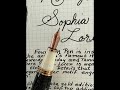 Montegrappa Sophia Loren fountain pen in 18k rose gold with Pavé Diamonds. #fountainpens