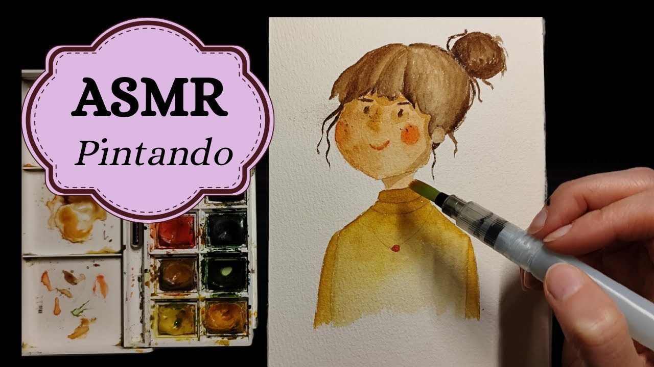 ASMR Acuarela en Tiempo Real | Pintura Suave y Susurros para Relajarte 🎨🫧