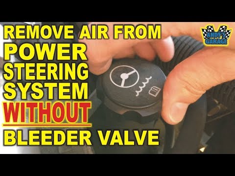 Video: Kaip atsikratyti oro burbuliukų vairo stiprintuvo siurblyje?
