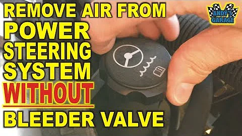 How To Remove Air From Power Steering System WITHOUT Bleeder Valve (Andy’s Garage: Episode - 142) - DayDayNews
