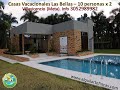 Casas vacacionales las bellas villavicencio meta 10 personas x 2