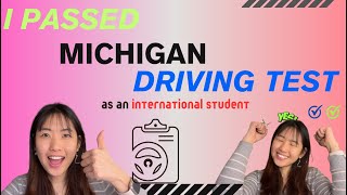 (in ENG)How to get a driver license as an international student in Michigan|DMW Driving Test | 2023
