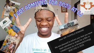 LIFE UPDATE: I GOT ADMITTED TO UJ AFTER 2YEARS OF UPGRADING MY METRIC🎉🥳||SOUTH AFRICAN YOUTUBER