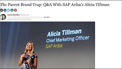 Alicia Tillman '93 - Chief Marketing Officer of SA...