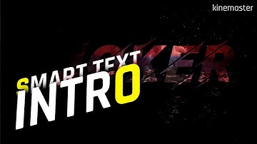 Smart Text Overlay Effects With Kinemaster | Text Intro with Kinemaster | Kinemaster Editing