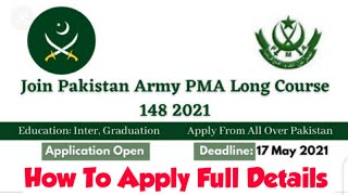 PMA 148  L/C | How to Apply | Join Pak Army As a Commissioned Officer | screenshot 5