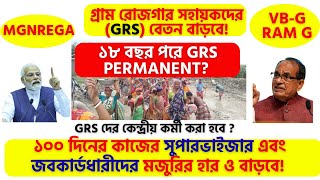 MGNREGA Big Update Today|GRS Salary,Unskilled & Supervisor Wage Hike? |Shivraj Singh Chauhan Meeting