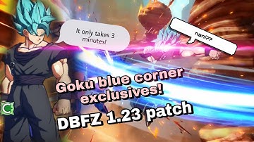 [#DBFZ] Goku blue corner combos quick & easy to learn! (1.23)