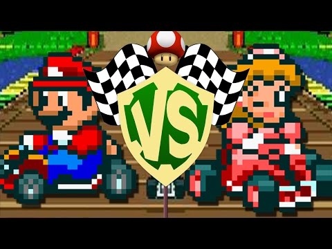 Super Mario Kart Versus (Mushroom Cup - Single Player)