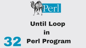 Perl Script Basic Tutorial 32 Until Loop in Perl