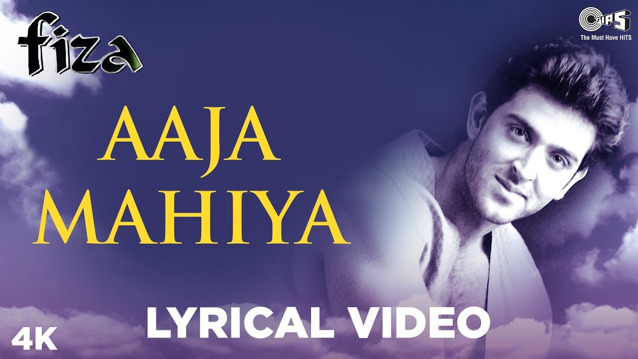 Aaja Mahiya Lyrical   Fiza  Hrithik Roshan  Neha  Udit Alka  Prashant  Karisma Kapoor