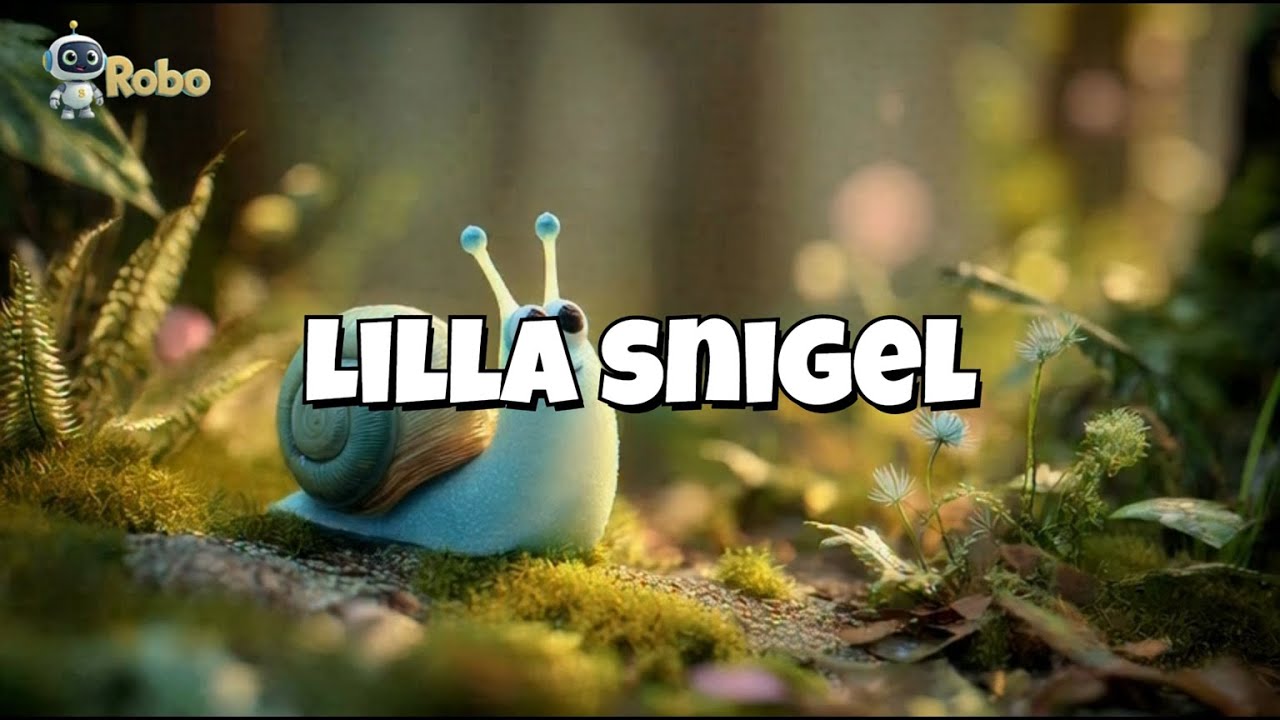 🐌 Lilla snigel (akta dej) – Svensk barnvisa | Robo Music