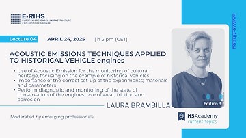 #CurrentTopicsHS Lecture 4/Edition 3: Acoustic emission methods applied to historic vehicle engines