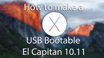 Hackintosh El Capitan - Make USB Bootable