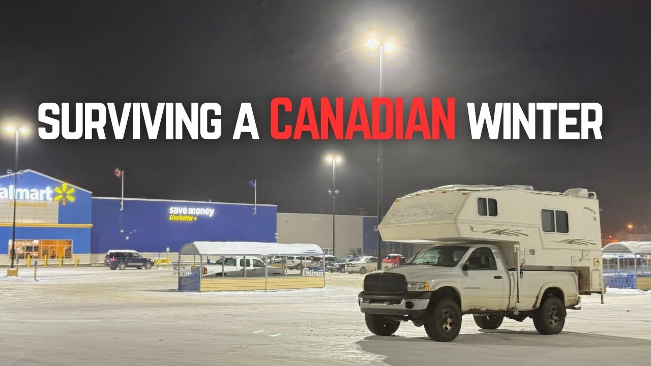 How To Survive A Cold Canadian Winter In A Truck Camper - YouTube