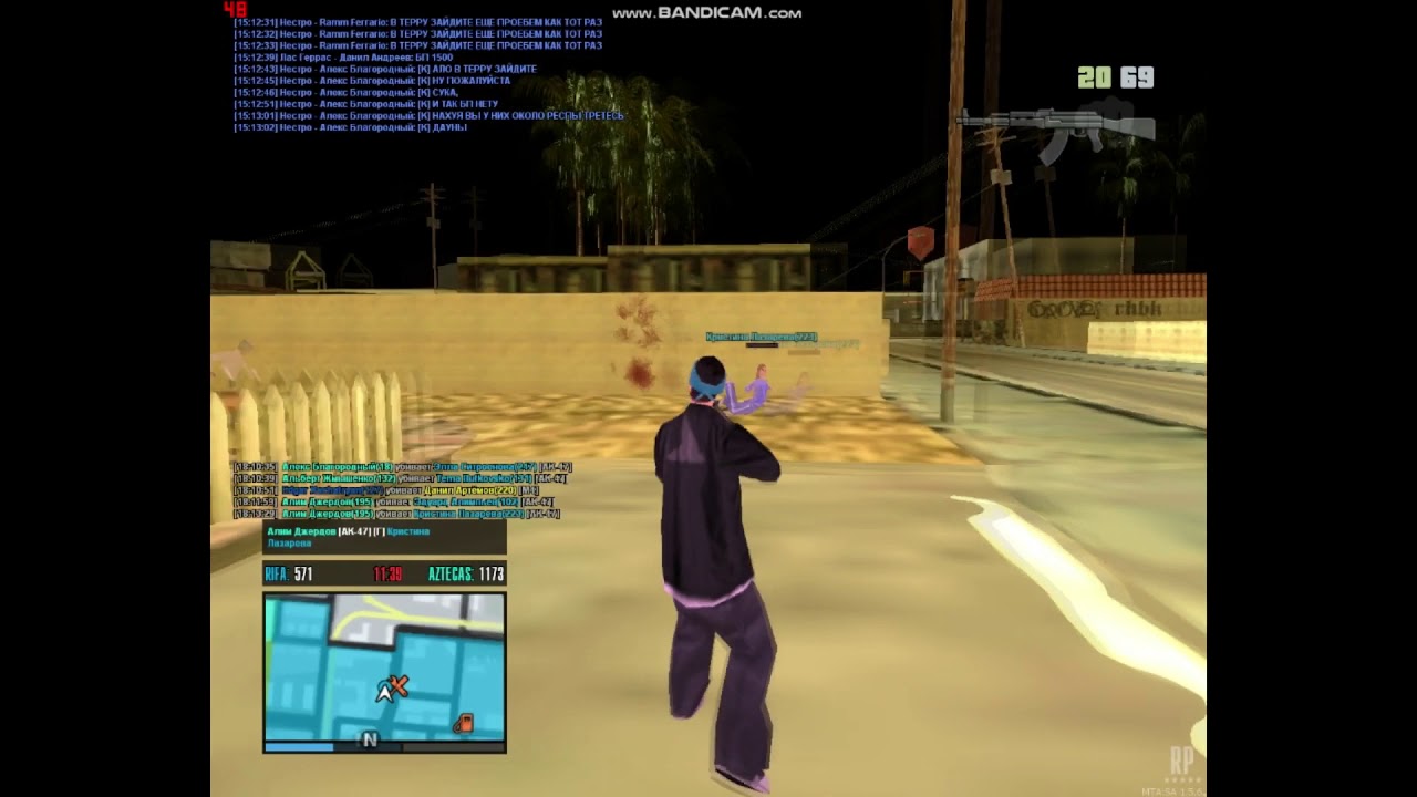 [MTA-RP]-Казян Северо-Восток kill moments#5