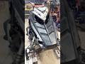Arctic cat engine swapped rmk800 with side dump exhaust I fabricated #snowmobiles #arcticcat #rmk800