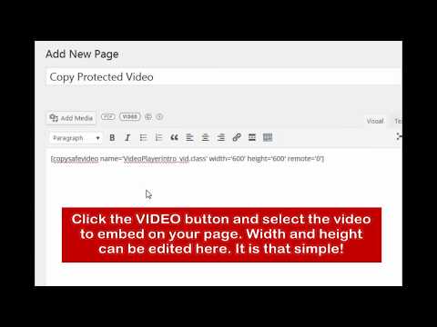 How To Copy Protect Video For Web Page View