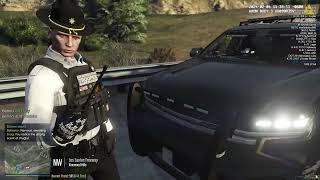 All Call Emergency Code 5 Stop on Los Santos Fwy and K-9 Run
