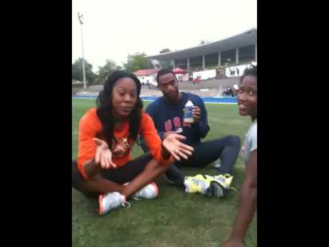 Sanya Richards Videoblogs 5: In Berlin with Tyson Gay and Lauryn Williams