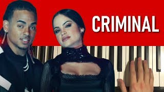 HOW TO PLAY - Natti Natasha, Ozuna - Criminal (Piano Tutorial Lesson) screenshot 1