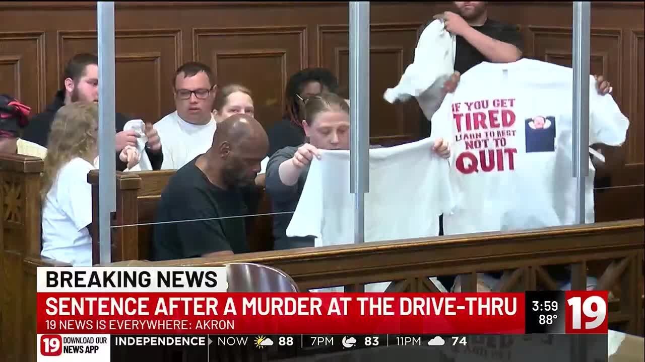 Teen gets life in prison for murder at Akron drive-thru - YouTube