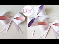 Diy paper bow craft  easy dual color paper bow gift toppers  rr craft house