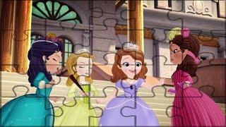 Sofia, Amber And Hildegard Sofia The First Puzzle Games For Kids