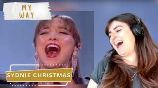 Sydnie Christmas (BGT) - 🤩 My WOW (i mean) My Way 👏  - Vocal Coach Reaction & Analysis