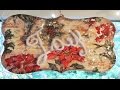 Decoupage Tutorial Christmas Wrapping paper over Wood Plaque