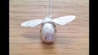 Alex Monroe Sterling Silver Bumblebee Necklace