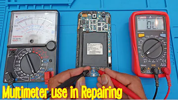 How to use Analog and Digital Multimeter in Mobile Phone Repairing to trace fault Tutorial 6