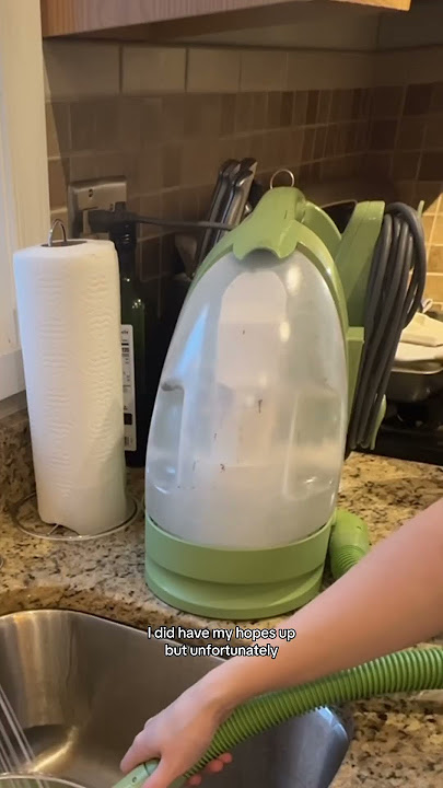 Cleaning my little green machine #cleaningvideos #cleaninghacks #greenmachine