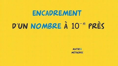 Encadrement d