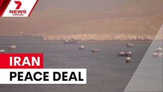 Trump unveils Iran peace deal at G7 summit | 7NEWS